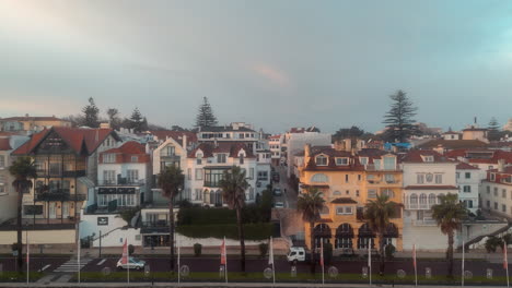 Panorama-Vista-Aérea-Cascais-Portugal-Sunrise