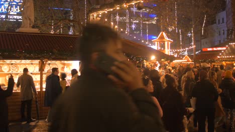 Leicester-square-traditional-fun-fair-with-stools,-carrousel,-prises-to-win-and-Christmas-activity