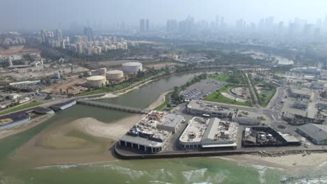 Tel-Aviv-Stadt-Aus-Großer-Höhe-Zum-Herunterfallen---Tel-Aviv-Port-#003