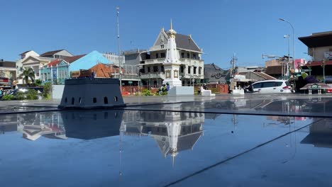 Muestra-Mañanas-Soleadas-Y-Cielos-Azules-En-El-Monumento-De-Yogyakarta