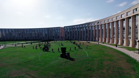 Aerial-view-of-event-happening-in-Montpellier