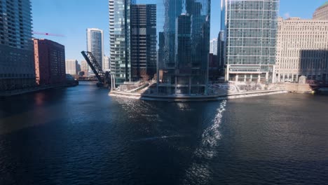 Vista-De-Un-Pasajero-Que-Viaja-En-El-Chicago-Cta-Durante-El-Invierno