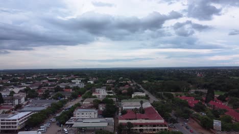 Drone-video-of-the-Outskirts-in-Bulawayo,-Zimbabwe