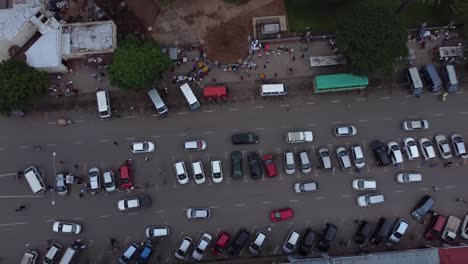 Condujo-Un-Video-De-La-Terminal-De-Autobuses-Del-Ayuntamiento-En-Bulawayo,-Zimbabwe