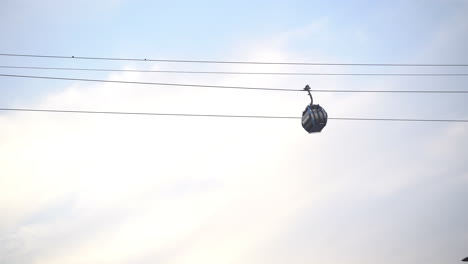 Seilbahn-über-Der-Stadt-Haifa,-Israel