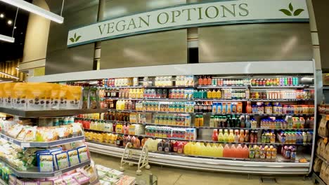 point-of-view-time-lapse-of-a-person-shopping-at-local-grocery-store-in-the-city-of-Chicago