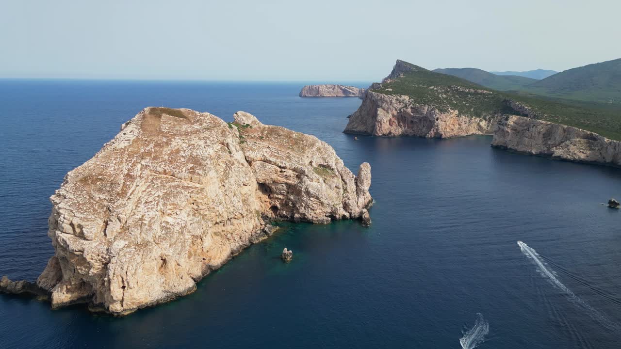 Premium stock video - Isola di foradada island and capo caccia ...