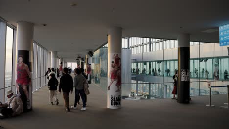 Top-Floor-of-Abeno-Harukas-Building,-Tallest-Building-in-Japan