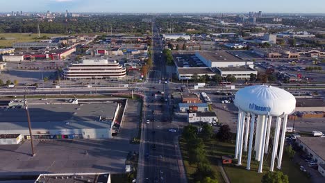 Warden-and-Eglinton-Avenue-LRT-Light-Rail-Transit-in-Golden-Mile-commercial-district-in-Toronto