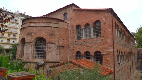 Panoramablick-Auf-Die-Kirche-Der-Jungfrau-Maria---Byzantinische-Kirche-In-Thessaloniki