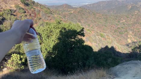 Drinking-water-on-a-challenging-hike