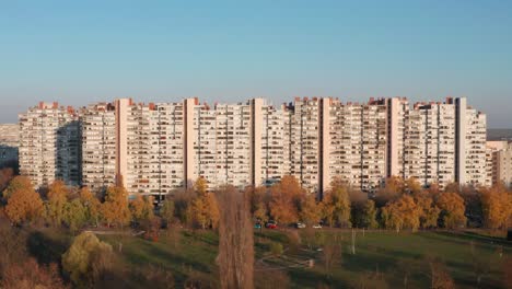 Largest-Residential-Complex-Of-Mamutica-In-Eastern-Novi-Zagreb,-Croatia