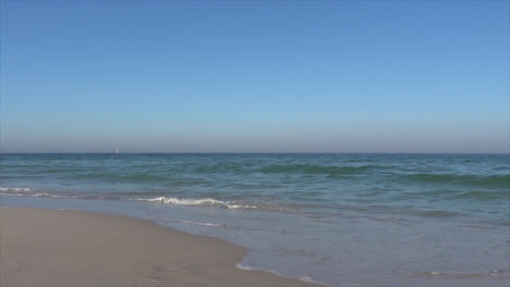Leerer-Strand-Und-Meer-Für-Den-Hintergrund