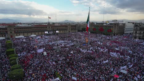 Zocalo-Oder-Konstitutionsplatz-Von-Mexiko-stadt