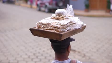 street-vendor-,-street-sign-san-juan-sur-streets,-nicaragua,-village-nicaraguanse,-coastal,-poverty,-managua