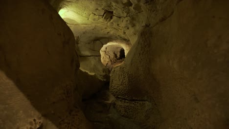 Water-tunnel-rock-interior-through-the-ancient-cave-of-Saint-Cezaire