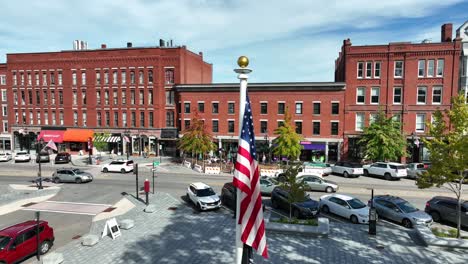 Aerial-establishing-shot-of-Concord-New-Hampshire