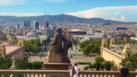 Homes-and-housing-community-of-Barcelona-City,-Spain