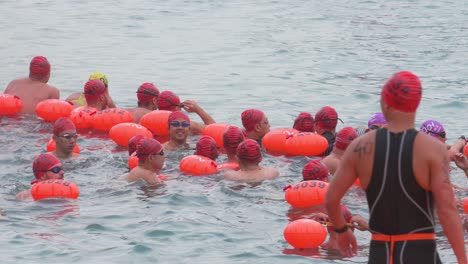 Los-Entusiastas-De-La-Natación-Y-Los-Participantes-Toman-Parte-En-La-Competencia-Anual-De-Natación-New-World-Harbour-Race-En-Hong-Kong