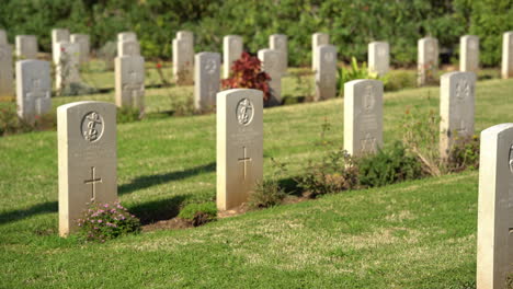 HAIFA,-ISRAEL---Dec-11-2022:-Graveyard-for-British-soldiers-who-died-during-the-British-mandate-1918-1948-,-in-downtown-Haifa,-Israel