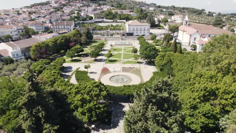 Municipal-garden-of-Castelo-Branco-in-Portugal