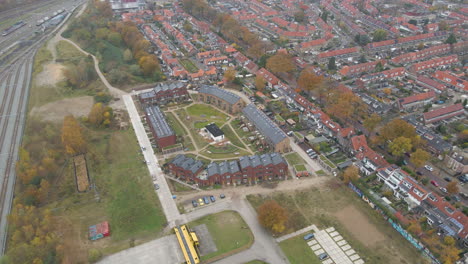 Aerial-of-several-types-of-suburban-neighborhoods-with-rooftops-filled-with-solar-panels