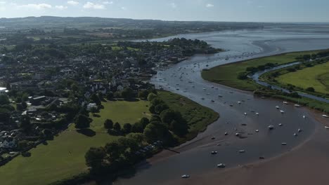 Morning-aerial-over-the-village-of-Topsham