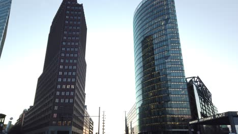 Urban-Scenery-of-Skyline-of-the-Futuristic-Potsdamer-Platz-in-Berlin