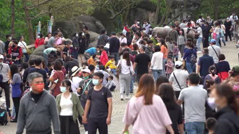 El-Zoológico-Lleno-De-Gente-De-Taipei-2021