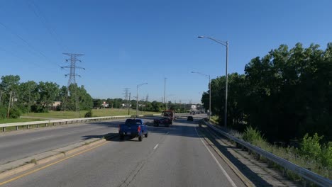 Pov-Reisen-In-Illinois-State-Mautstraßen-Und-Straßen-In-Chicago