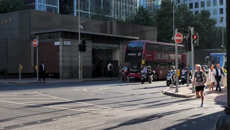 London-England-Canary-Wharf-Aug-2022-establishing-shot-of-Canada-Square