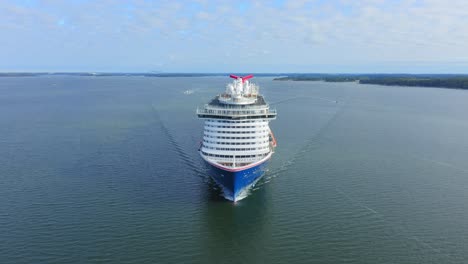 Cruise-ship-CARNIVAL-CELEBRATION-in-Finnish-archipelago-during-sea-trials