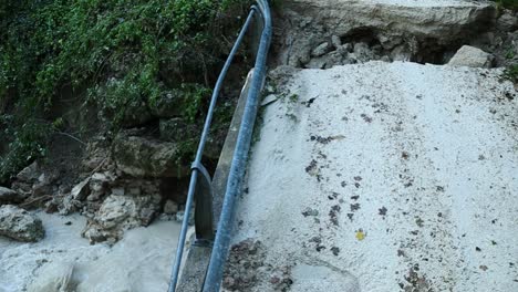 Unwetternotfall-In-Italien,-Brücke-Stürzte-Aufgrund-Der-Letzten-Starken-Regenfälle-Ein