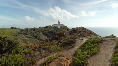 Cabo-Da-Roca---Situado-En-El-Municipio-De-Sintra,-Cerca-De-Azóia,-En-El-Suroeste-Del-Distrito-De-Lisboa