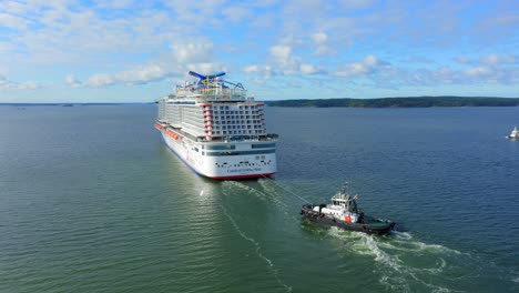 Cruise-ship-CARNIVAL-CELEBRATION-in-Finnish-archipelago-during-sea-trials