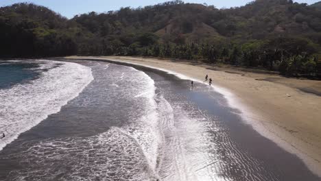Aerial-Drone-Footage-near-Hotel-Punta-Islita-in-Costa-Rica