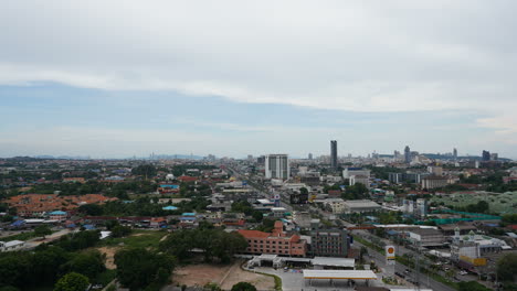 Pattaya-Thailand---Circa-Time-lapse-top-view-of-the-city-of-Pattaya-showing-the-busy-moving-traffic-and-skyscrapers-in-the-background