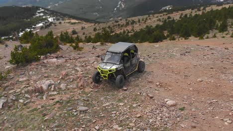 Aerial-View-Circles-around-UTV