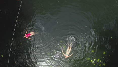 Drone-Disparó-Sobre-Un-Cenote---Quintana-Roo---México