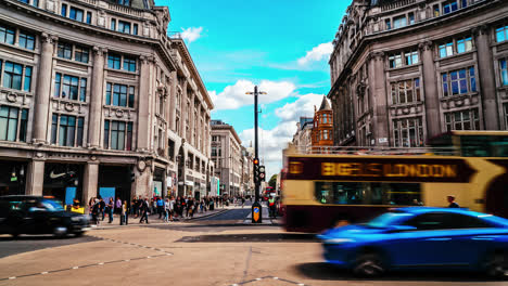 London-England,-circa-:-timelapse-shopping-area-at-Oxford-Circus-in-London,-England