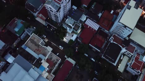 AERIAL-Independence-Monument,-Phnom-Penh