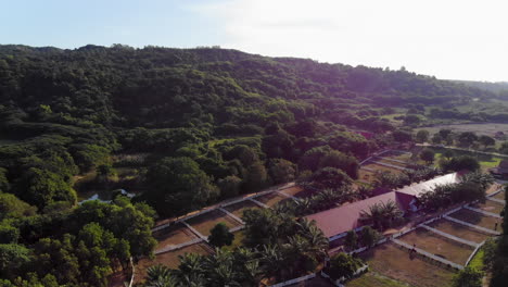 Luftbild-über-Der-Wunderschönen-Landschaft-Thailands