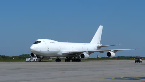 Boeing-Jumbo-Jet-Pushing-Back-Before-Departure-at-Airport