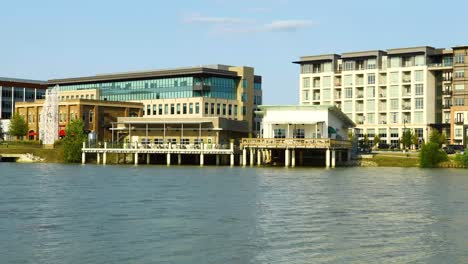 This-is-an-editorial-video-of-the-Rodeo-Goat-and-Flying-Fish-restaurants-in-Cypress-Waters-in-Coppell-in-Texas