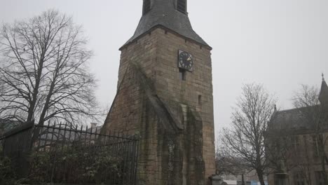 Un-Primer-Plano-De-St.-Campanario-De-María-En-Rutherglen