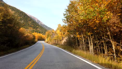 Fall-foliage-POV-driving-in-the-Rocky-Mountains-of-Colorado