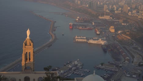 Algerien,-Oran-Blick-Von-Santa-cruz-Auf-Die-Stadt