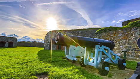 Kanonen-An-Der-Clarence-Batterie-In-St