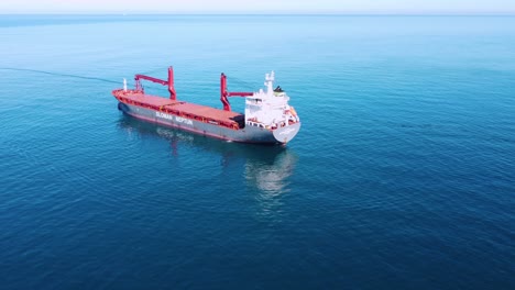 Empty-container-ship-sailing-across-the-ocean