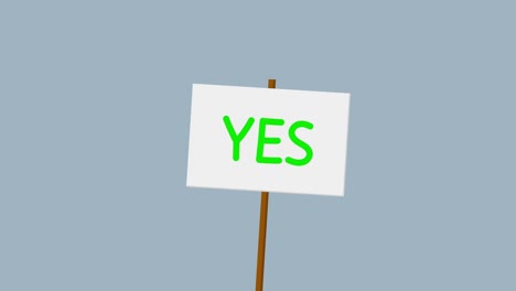 YES-political-protest-banner-placard-sign-animation